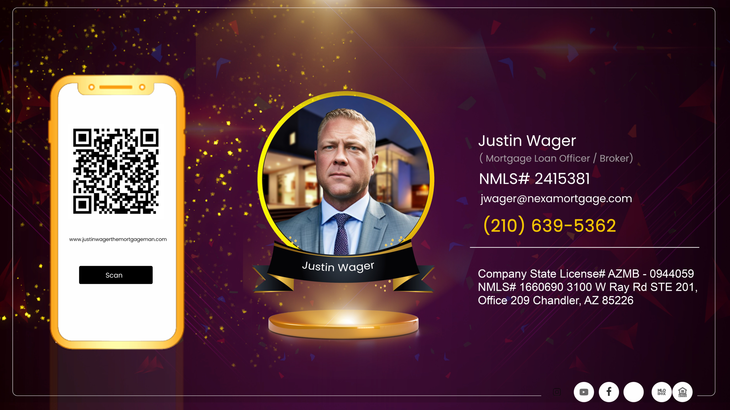 Justin Wager - Mortgage Loan Officer / Broker 2415381 📞(210) 639-5362